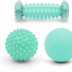 Promo ✨ Recovery Riches Voetmassage Roller + GRATIS Massageballen - Voetreflexologie - Plantar Fasciitis - Voetroller - Massagebal - Massageroller - Triggerpoint Bal - Voetmassage Apparaat - Foot Roller - Feet Massage Muscle Fascia Release Ball ????