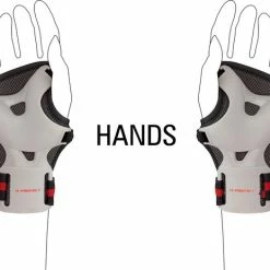 Beste deal ❤️ Nijdam Beschermset Junior - Vulcano - Zwart/Grijs/Rood - S ???? -XXL Nutrition-winkel 550x464 3