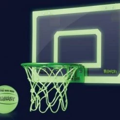 Gloednieuw ???? SKLZ Pro Mini Hoop Midnight - Basketbalbord - Basket - Basketbal - Basketbaltraining - Indoor Mini Basket - Glow-in-the-Dark - Inclusief 13 Cm Pro Mini Hoop Basketbal - Schuim-Gewatteerde, Slide-On Deur Bevestiging ???? -XXL Nutrition-winkel 550x467 1