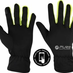 Begroting ???? Pure2Improve Hardloop Handschoenen, Geel, Maat M/L ????