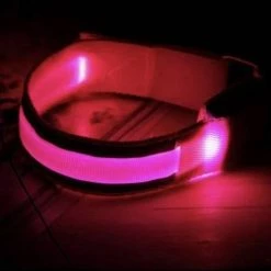Beste Pirce ⌛ Merkloos ROSE LED Hardloop Arm Verlichting - Reflecterende Armband - Hardlopen - Fietsen - Running Light - Outdoor Sports - Verstelbaar 28 / 32 Cm, Batterij Inbegrepen - 3 Lichtstanden ✨