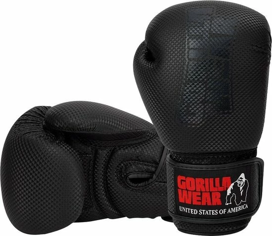Gloednieuw ???? Gorilla Wear Montello - Bokshandschoenen - Boxing Gloves - Boksen - Zwart/Rood - 16 Oz ???? 5 Gloednieuw ???? Gorilla Wear Montello - Bokshandschoenen - Boxing Gloves - Boksen - Zwart/Rood - 16 Oz ???? - Afbeelding 3