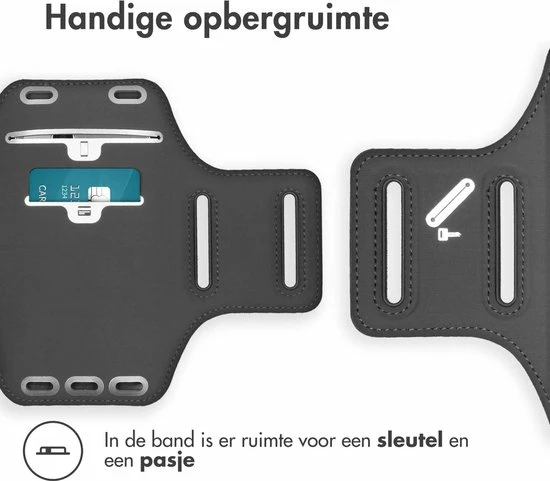 Flash-uitverkoop ✨ IMoshion Hardloop Telefoonhouder - Hardloopband - Universele Sportarmband - Ruimte Voor Pasje En Sleutel - Van 6,2 T/m 6,9 Inch - Zwart ❤️ 6 Flash-uitverkoop ✨ IMoshion Hardloop Telefoonhouder - Hardloopband - Universele Sportarmband - Ruimte Voor Pasje En Sleutel - Van 6,2 T/m 6,9 Inch - Zwart ❤️ - Afbeelding 4