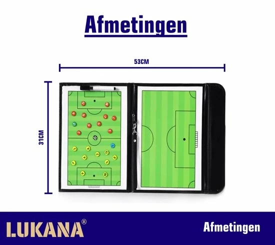 Goedkoop ???? Lukana Trainersmap Met Magneten - Coachmap Voetbal - Tactiekbord - Voetbalmap - Coachbord Voetbal - Whiteboard Voetbal - Incl Accessoires - Cadeau Voor Man - Cadeau Voor Vrouw ❤️ 10 Goedkoop ???? Lukana Trainersmap Met Magneten - Coachmap Voetbal - Tactiekbord - Voetbalmap - Coachbord Voetbal - Whiteboard Voetbal - Incl Accessoires - Cadeau Voor Man - Cadeau Voor Vrouw ❤️ - Afbeelding 8