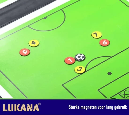 Goedkoop ???? Lukana Trainersmap Met Magneten - Coachmap Voetbal - Tactiekbord - Voetbalmap - Coachbord Voetbal - Whiteboard Voetbal - Incl Accessoires - Cadeau Voor Man - Cadeau Voor Vrouw ❤️ 5 Goedkoop ???? Lukana Trainersmap Met Magneten - Coachmap Voetbal - Tactiekbord - Voetbalmap - Coachbord Voetbal - Whiteboard Voetbal - Incl Accessoires - Cadeau Voor Man - Cadeau Voor Vrouw ❤️ - Afbeelding 3