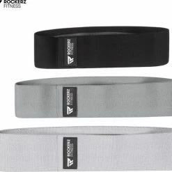 Kopen ???? Weerstandsbanden - Booty Band - Resistance Band - Fitness Elastiek Zwart - 3 Stuks Met Opbergzakje Van Rockerz Fitness® ???? -XXL Nutrition-winkel 550x491 5