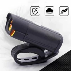 Groothandel ❤️ Lovnix - Oplaadbare Fietslamp LED Verlichting Set - USB Oplaadbaar - Fietslicht Met LED Lamp - Voor- En- Achter Licht - Regenbestendig - Geschikt Voor Mountainbike Fietsen Wandelen Speleologie ???? -XXL Nutrition-winkel 550x492 1