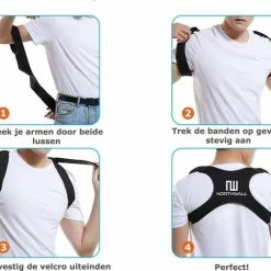 Korting ???? NORTHWALL® - Rugbrace Postuur Corrector - Rug Corrector - Houding Correctie - Rug Brace Tegen Rugklachten – Verstelbare Rugband ???? -XXL Nutrition-winkel 550x501 6