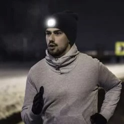 Flash-uitverkoop ???? PD® - Muts Met Ledverlichting - Muts Met LED - Zwart - Muts Met Lampje - Muts Voor Hardlopen - Wintermuts Heren - Wintermuts Vrouwen ???? -XXL Nutrition-winkel 550x507 7