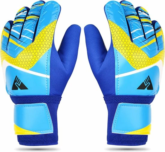 Begroting ???? Merkloos Keepershandschoenen Voor Kinderen | Goal Keeper Voetbalhandschoenen Met Extra Sterke Grip | Maat 8 | Blauw ???? 3 Begroting ???? Merkloos Keepershandschoenen Voor Kinderen | Goal Keeper Voetbalhandschoenen Met Extra Sterke Grip | Maat 8 | Blauw ????
