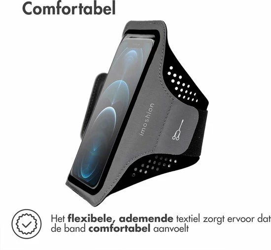 Flash-uitverkoop ✨ IMoshion Hardloop Telefoonhouder - Hardloopband - Universele Sportarmband - Ruimte Voor Pasje En Sleutel - Van 6,2 T/m 6,9 Inch - Zwart ❤️ 5 Flash-uitverkoop ✨ IMoshion Hardloop Telefoonhouder - Hardloopband - Universele Sportarmband - Ruimte Voor Pasje En Sleutel - Van 6,2 T/m 6,9 Inch - Zwart ❤️ - Afbeelding 3
