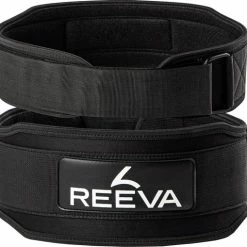 Promo ???? Reeva Powerlift Riem 2.0 - Neopreen - Maat M - Gewichthefriem Geschikt Voor Crossfit, Powerlifting, Fitness En Bodybuilding - Lifting Belt Voor Heren En Dames ❤️