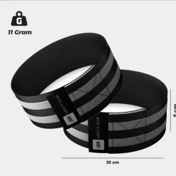 Beste Pirce ✨ Zwart - Sportarmband Reflecterend - Hardloopband Met Verlichting - Hardloop Verlichting Veiligheidsband - JGR Safety Gear ???? -XXL Nutrition-winkel 550x513 6