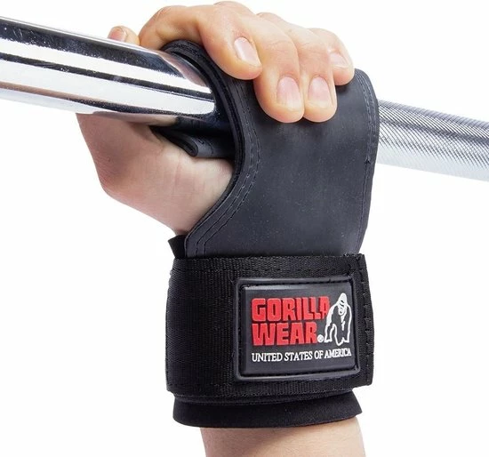 Kopen ???? Gorilla Wear Lifting Grips - Lifting Straps - One Size - Zwart ???? 4 Kopen ???? Gorilla Wear Lifting Grips - Lifting Straps - One Size - Zwart ???? - Afbeelding 2