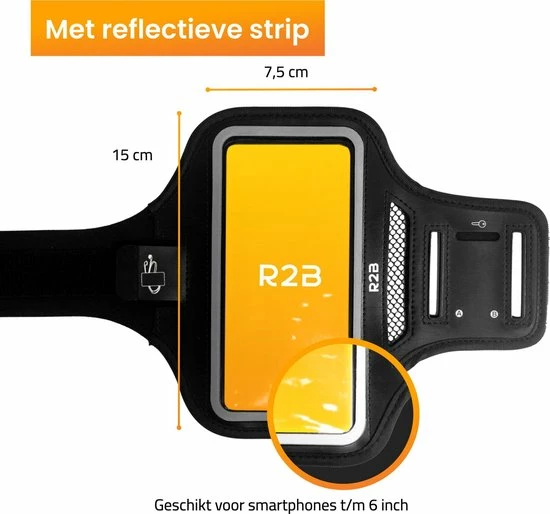 Goedkoopste ???? R2B Hardloop Telefoonhouder Waterdicht T/m 6 Inch - Reflecterend - Sportarmband - Sportband - Hardlopen - Armband Telefoon - Model 'Enschede' ❤️ 12 Goedkoopste ???? R2B Hardloop Telefoonhouder Waterdicht T/m 6 Inch - Reflecterend - Sportarmband - Sportband - Hardlopen - Armband Telefoon - Model 'Enschede' ❤️ - Afbeelding 10
