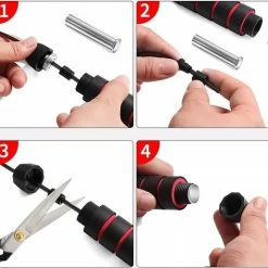 Uitgang ❤️ Ecorare - Professioneel Sport Springtouw - Verstelbaar - Speedrope - Jump Rope - Voor Volwassenen En Kinderen - Zwart ???? -XXL Nutrition-winkel 550x516 2