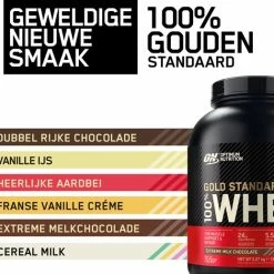 Coupon ???? Optimum Nutrition Gold Standard 100% Whey Protein - Extreme Milk Chocolate - Proteine Poeder - Eiwitshake - 71 Doseringen (2270 Gram) ???? -XXL Nutrition-winkel 550x518 4