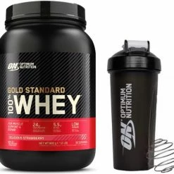 Beste recensies van ???? Optimum Nutrition Gold Standard 100% Whey Protein Bundel - Strawberry Proteine Poeder + ON Shakebeker - 900 Gram (28 Servings) ????