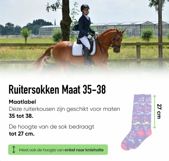 Aanbiedingen ???? Dmv Paardrijsokken Dames Zonder Naad - Maat 35-38 – Naadloze Ruitersokken Met Paardenprint - Ruitersport Kleding - Katoen - Paars ???? 7 Aanbiedingen ???? Dmv Paardrijsokken Dames Zonder Naad - Maat 35-38 – Naadloze Ruitersokken Met Paardenprint - Ruitersport Kleding - Katoen - Paars ???? - Afbeelding 5
