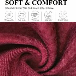 Aanbiedingen ???? LIXIN Set 6 Stuks Vouwen Haarbanden - Kleur 3 - Dames Haarbanden - Hoofdband Dames - Volwassenen - Elastisch Antislip - Yoga - Hardlopen - Haaraccessoires ✨ -XXL Nutrition-winkel 550x523 7