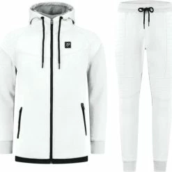 Beste deal ???? Paulo Vici Joggingpak -Trainingspak Heren - Tracksuit - Wit ????