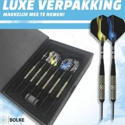 Goedkoopste ???? Bolke® - Dartpijlen - Dartpijlen 23 Gram - Dart Flights - Dartpijlen Set Van 6 Stuks - Hoge Kwaliteit - Giftbox - Luxe Dartpijlen ✨ -XXL Nutrition-winkel 550x529 1