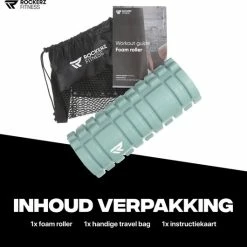 Hete verkoop ???? Rockerz Fitness® - Foam Roller - Foamroller - Foamrol - Fitness Roller - 33cm - Petrol ???? -XXL Nutrition-winkel 550x530 5
