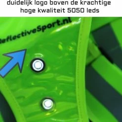 Begroting ???? Invincer® - Hardloop Verlichting - ReflectiveSport - Led Harnas – Reflectie Led Vest USB Oplaadbaar- Hardloopvest Met Verlichting - Hardloop Lampje – Geel ???? -XXL Nutrition-winkel 550x530 8