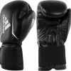 Uitgang ✨ Adidas Speed 50 Bokshandschoenen Zwart/Wit 16oz ????