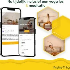 Korting ???? Positive Things Yoga Mat Sportmat Fitnessmat Antislip Duurzaam Met Yoga Lessen - Turquoise ???? -XXL Nutrition-winkel 550x532 17