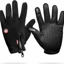 Goedkoopste ✨ Merkloos Waterafstotend & Windproof Thermische Touchscreen Handschoenen I Zwart I SMALL ????