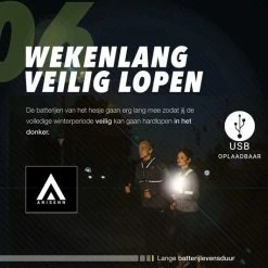 Groothandel ✔️ ARISENN® Hardloop Verlichting OPLAADBAAR - Led Harnas - - INCL. Hersluitbare Zipper Bag - Led Vest - Wit Licht Voor & Rood Licht Achter - Hardloop Led Verlichting - Reflecterend Hardloop Vest - Hardlopen - Sport Verlichting - Oplaadbaar ???? -XXL Nutrition-winkel 550x532 9
