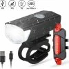 Top 10 ???? WSI Waterdichte Oplaadbare Fietslamp Voor En Achter - 300 Lumen - Superfelle Fietsverlichting Met USB-kabel - Combi Deal ✨