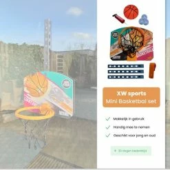 Nieuw ✨ Basketbalring - Mini Basketbal Set - Mini Hoop - XW Sports - Mini Basketbalbord - Mini Basket - Basketbalring Voor Kinderen - Basketbalring Mini ???? -XXL Nutrition-winkel 550x534 14