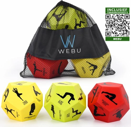 Beste Verkoop ???? WEBU Yoga Dobbelstenen - Meditatie - Workout - Yoga Bal - Yoga Pilates - Thuis Sporten - Fitness - Crossfit - Yoga Mat - Incl. GRATIS Professionele Video’s ⌛ 3 Beste Verkoop ???? WEBU Yoga Dobbelstenen - Meditatie - Workout - Yoga Bal - Yoga Pilates - Thuis Sporten - Fitness - Crossfit - Yoga Mat - Incl. GRATIS Professionele Video’s ⌛