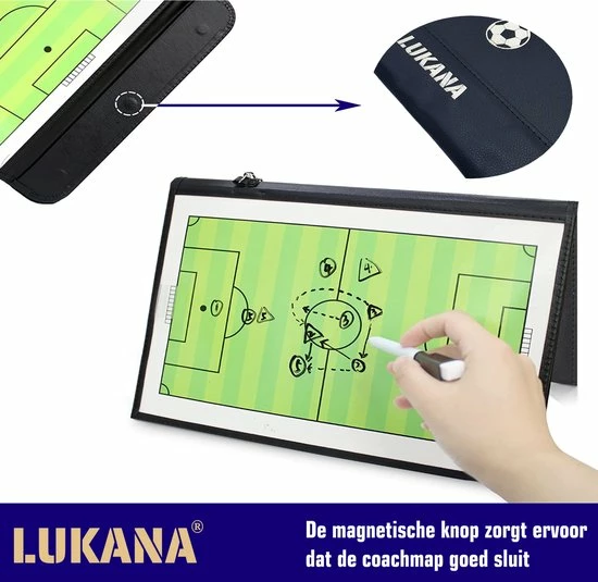 Goedkoop ???? Lukana Trainersmap Met Magneten - Coachmap Voetbal - Tactiekbord - Voetbalmap - Coachbord Voetbal - Whiteboard Voetbal - Incl Accessoires - Cadeau Voor Man - Cadeau Voor Vrouw ❤️ 6 Goedkoop ???? Lukana Trainersmap Met Magneten - Coachmap Voetbal - Tactiekbord - Voetbalmap - Coachbord Voetbal - Whiteboard Voetbal - Incl Accessoires - Cadeau Voor Man - Cadeau Voor Vrouw ❤️ - Afbeelding 4