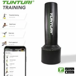 Top 10 ✔️ Tunturi Bokszak Staand - Vrijstaande Bokspaal - Makkelijk Verplaatsbaar - Met Zand Vulbare Voet - Zwart - Incl. Gratis Fitness App ???? -XXL Nutrition-winkel 550x536 7