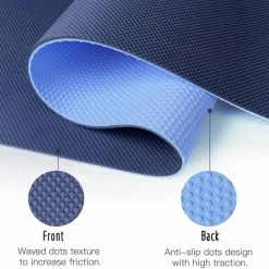 Coupon ???? Saferell Antislip Yogamat - Paars - Gemaakt Van TPE Met Extra Dik (6mm) - Sportmat Fitness Mat Duurzaam Paars- Hypoallergene Yoga Mat Met Draagband - 183 Cm X 61 Cm X 0,6 Cm ???? -XXL Nutrition-winkel 550x537 4