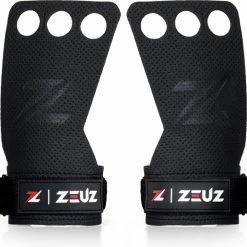 Begroting ???? ZEUZ® Fitness & Crossfit Grips – Sport Handschoenen – Turnen – Gymnastics – Zwart – Maat L ⭐