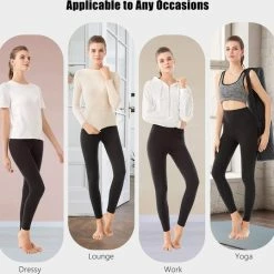 Flash-uitverkoop ???? Merkloos Geweo Fitnessleggings - Yoga - Kerstmis - Kerstfeest - ???? Christmas Gift Pant - Yoga Legging - Power Sportlegging - Sportbroek - High Waist - Dames - Zwart - Maat XS ???? -XXL Nutrition-winkel 550x538 11