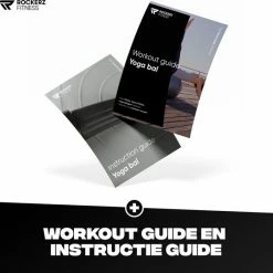 Promo ???? Rockerz Fitness® - Yoga Bal Inclusief Pomp - Pilates Bal - Fitness Bal - Zwangerschapsbal - Goede Houding Bij Het Thuiswerken - 90 Cm - Kleur: Grijs ✨ -XXL Nutrition-winkel 550x538 9