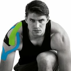 Goedkoop ⭐ Voordeelset CureTape Sports - 3 Rollen: Lime-zwart-blauw (kinesiotape, Kinesiologie Tape, Fysiotape, Sporttape) ???? -XXL Nutrition-winkel 550x540 7