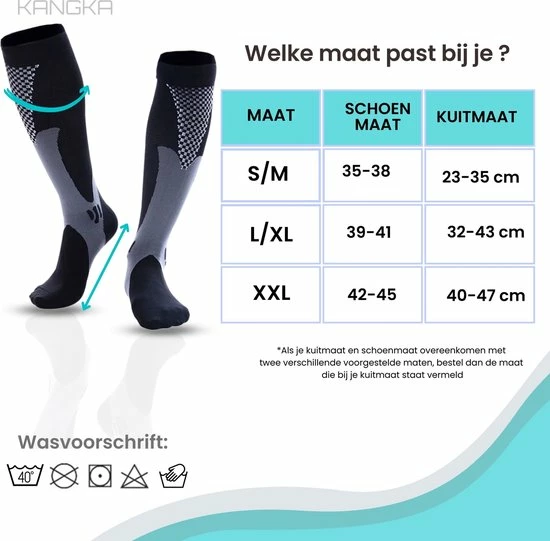 Begroting ???? Kangka Compressiekousen - Compressie Sokken Maat 42 Tot 46 (XXL) ❤️ 11 Begroting ???? Kangka Compressiekousen - Compressie Sokken Maat 42 Tot 46 (XXL) ❤️ - Afbeelding 9
