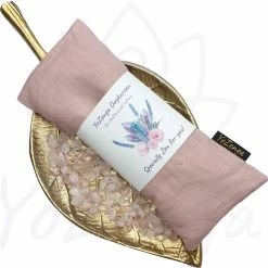 Top 10 ???? YoZenga Oogkussen Met Rozekwarts & Biologische Lavendel | Kristallen/edelstenen | Kleur: Lightcoral | Yoga | Meditatie | Ontspanning | Ideaal Bij Hoofdpijn & Stress Klachten ????