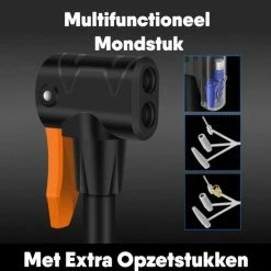 Hete verkoop ???? BOMBAR.CO BOMBAR BLACK – Fietspomp Met 11Bar Drukmeter + Extra Ventielen – Multifunctioneel Mondstuk Voor Presta & Schräder – 1kg. Aluminium Frame – Vloerpomp Voor Scooterbanden, Autobanden, Opblaasspeelgoed En Ballen ✔️ -XXL Nutrition-winkel 550x549 35