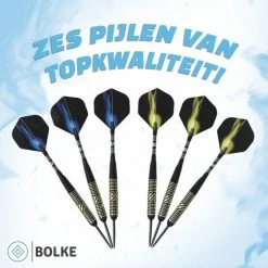 Goedkoopste ???? Bolke® - Dartpijlen - Dartpijlen 23 Gram - Dart Flights - Dartpijlen Set Van 6 Stuks - Hoge Kwaliteit - Giftbox - Luxe Dartpijlen ✨ -XXL Nutrition-winkel 550x549 9
