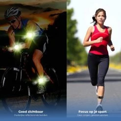 Beste Pirce ✨ Zwart - Sportarmband Reflecterend - Hardloopband Met Verlichting - Hardloop Verlichting Veiligheidsband - JGR Safety Gear ???? -XXL Nutrition-winkel 550x550 1005
