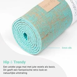 Korting ???? Positive Things Yoga Mat Sportmat Fitnessmat Antislip Duurzaam Met Yoga Lessen - Turquoise ???? -XXL Nutrition-winkel 550x550 1013