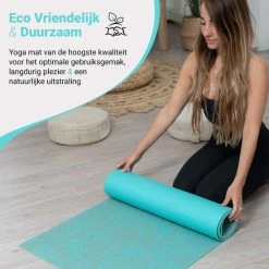 Korting ???? Positive Things Yoga Mat Sportmat Fitnessmat Antislip Duurzaam Met Yoga Lessen - Turquoise ???? -XXL Nutrition-winkel 550x550 1014