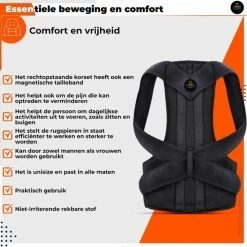 Goedkoopste ???? Luxegoed ®Rug- Schouders & Nek | Postuur Corrector | Rug Corrector | Posture Corrector | Verstelbaar | Unisex | M ⭐ -XXL Nutrition-winkel 550x550 1037